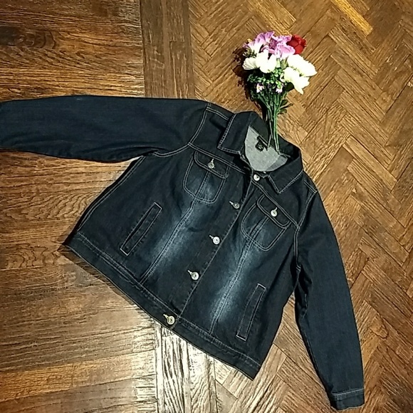 LANE BRYANT Jackets & Blazers - LANE BRYANT Denim jean jacket size (24)